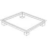 Cornice per piattaforme PVS/A apribili