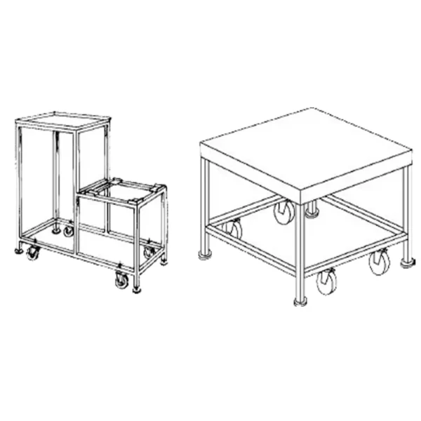 Carrello per piattaforme