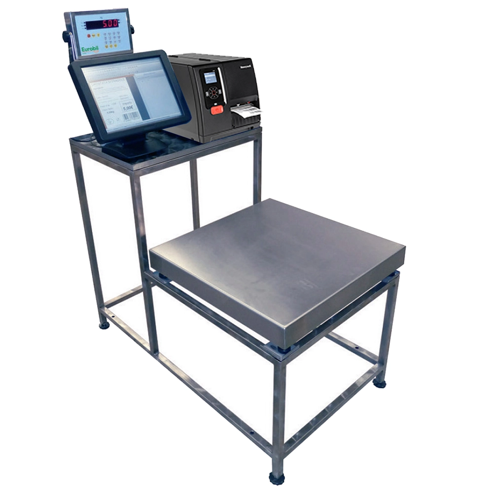 Stazione di etichettatura con PC-TOUCH