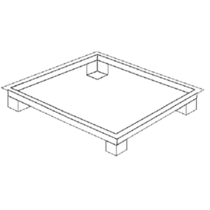 Cornice per piattaforme PVS/A apribili